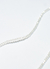 Collar cristal transparente con broche de plata en internet