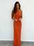 VESTIDO DAMASCO NARANJA en internet