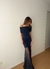 VESTIDO TIARA AZUL MARINO - comprar online