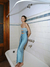 VESTIDO GISELLE CELESTE - THE ATELIER