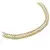 Choker Riviera Zircônia Baguete Cristal Banhada à Ouro 18k - comprar online