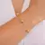 Pulseira Bolas Lisas e Corrente Cartier Banhada a Ouro 18k