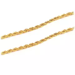 Corrente Cordão Baiano Banhado à Ouro 18k