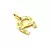 Pingente Ferradura Chapéu Banhado à Ouro 18k - comprar online