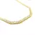 Choker Riviera Zircônia Baguete Cristal Banhada à Ouro 18k