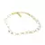 Pulseira de Pérolas 5mm Banhado
