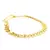 Pulseira Feminina Escamas 6mm Banhada à Ouro