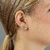 Brinco Earcuff Folhas em Zircônias Navetes Banhado à Ouro 18k - comprar online