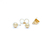 Brinco Bolinha Lisa Media Banhado a Ouro 18k - comprar online