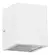 Arandela cubo 1 Facho Alumínio Branco / Preto - comprar online