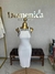 Vestido tubo blanco