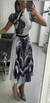 Conjunto falda y blusa gris