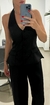 Traje negro de vestir - chaleco y pantalón