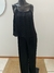 Conjunto negro plisado