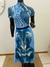 Conjunto falda y blusa azul - comprar en línea