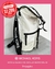Mochila blanca con detalles en negro Michael Kors 29x32 en internet