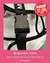 Mochila blanca con detalles en negro Michael Kors 29x32 - Domenica Vive Bonita