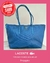 Bolsa Tote bag grande azul Lacoste 49x27