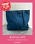 Bolsa tipo Tote azul lona brillante Michael Kors 36x27 - comprar en línea
