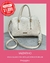 Bolsa blanca con detalles dorados Valentino 28x26 - tienda en línea