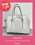 Bolsa blanca con detalles dorados Valentino 28x26 - Domenica Vive Bonita