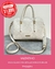 Bolsa blanca con detalles dorados Valentino 28x26