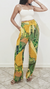 Calça folhagens viscose Tamanho M/G
