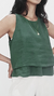 Blusa verde camadas Tamanho 40 - Bresa Acervo