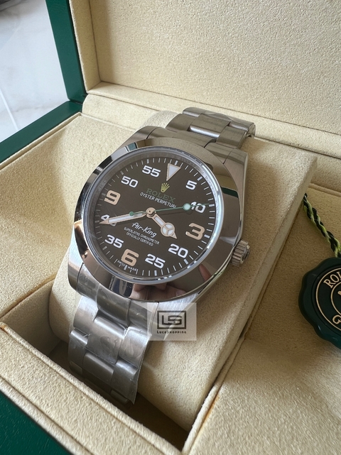 RELÓGIO AIR KING OYSTER PERPETUAL 41MM BASE ETA LEGÍTIMA