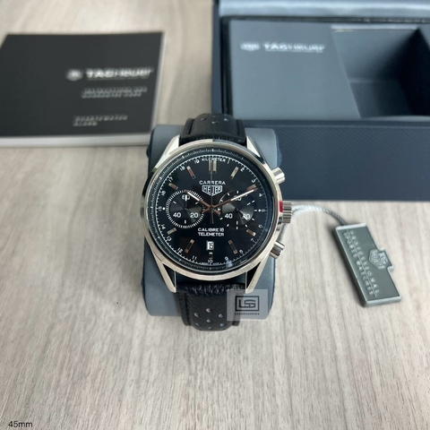 TAG HEUER CALIBRE 18 TELEMETER PRETO