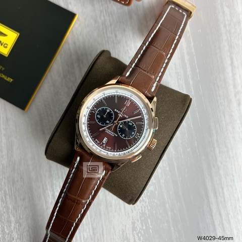 RELÓGIO BREITLING PREMIER EDIÇÃO LIMITADA 42MM PULSEIRA COURO