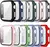 Protetor de tela caso para Apple Watch série 7 6 se 5 4 3 44mm 40mm 45mm iwa - MixMarket