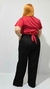 Blusa transpasada com amarração na internet