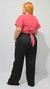 Blusa transpasada com amarração