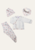Ajuar "Corazones de Amor" - Set Completo con Mantita Incluida - comprar online