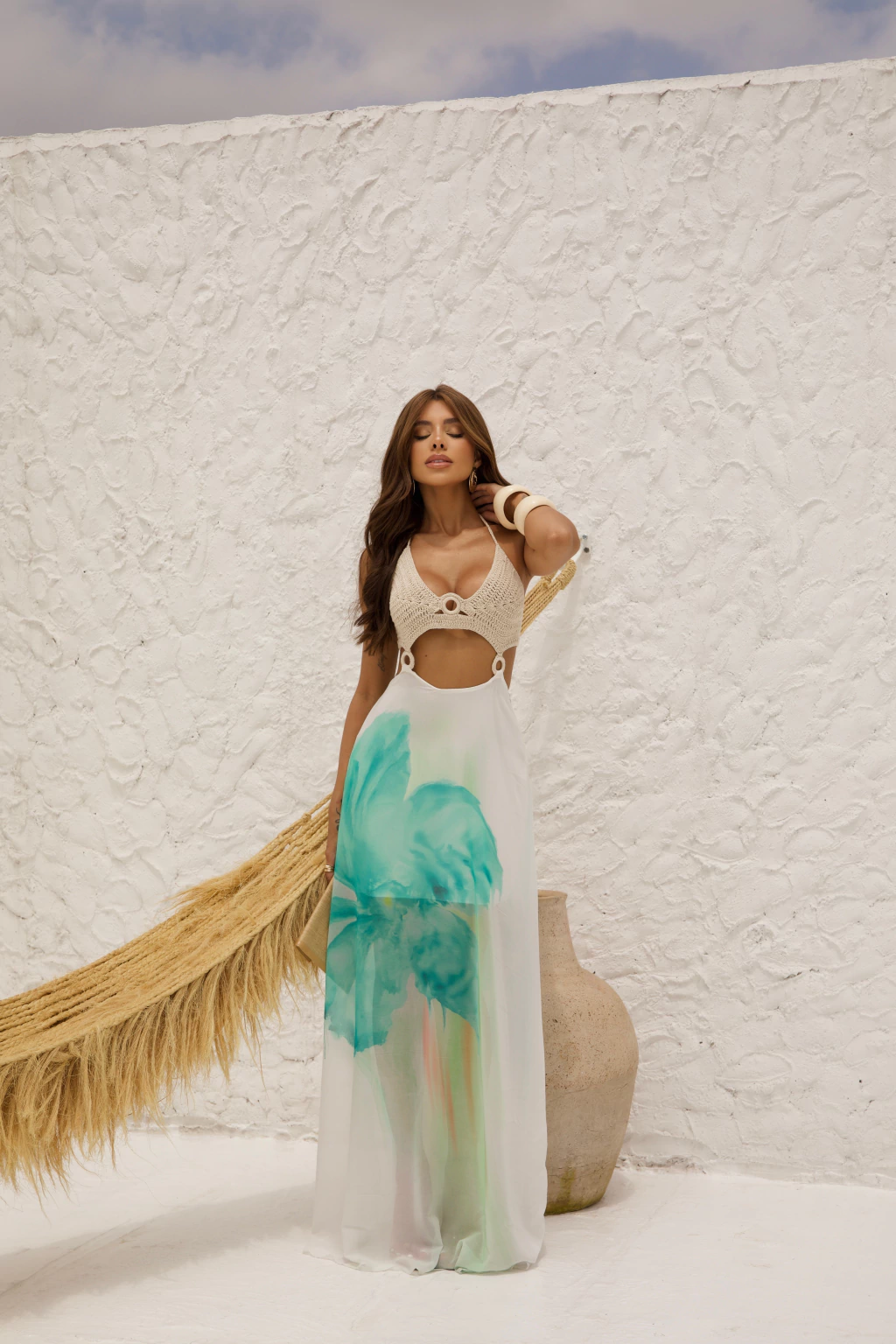 Vestido Azaléia verde