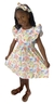 Vestido Arco-íris menina Aurora