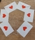Guirnalda San Valentin Sobres Con corazon