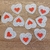 Guinalda San Valentin Corazon Blanco y rojo