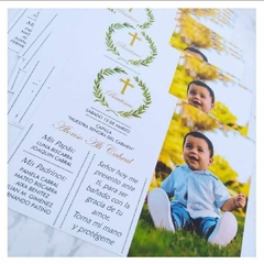 Tarjetas para bautismos/comuniones