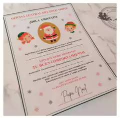 Certificado y Cartita para Papanoel - comprar online