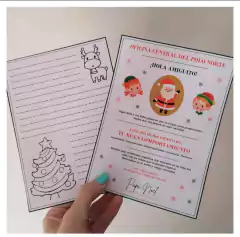 Certificado y Cartita para Papanoel