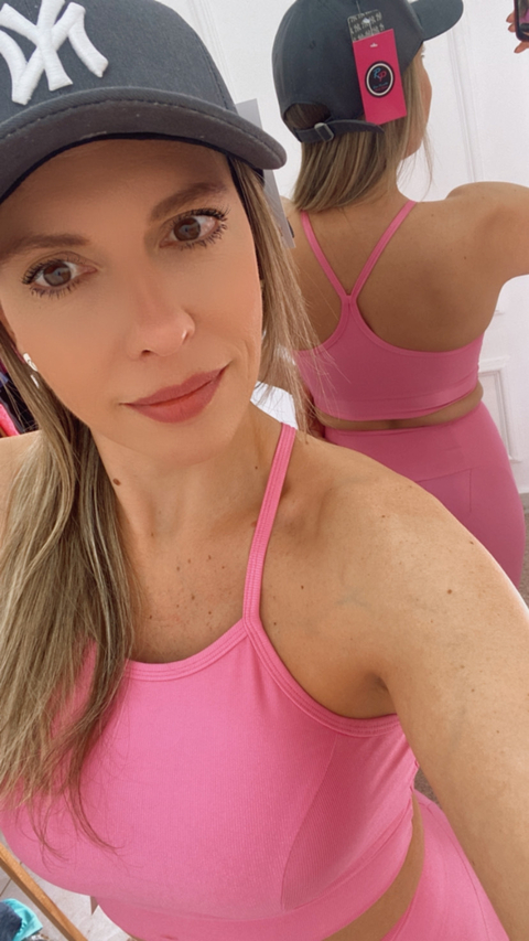 Conjunto rosa chiclete