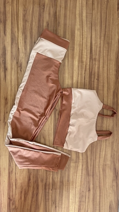 Conjunto cirre metalizado