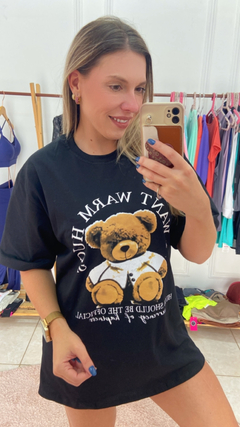 Camiseta over ursinho na internet
