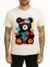 Camiseta Urso Dark Urban Art Colorful Off White