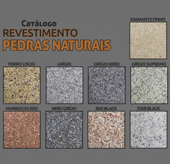MAZA REVESTIMENTO PEDRA NATURAL GRIGIO NERO BD 23KG - comprar online