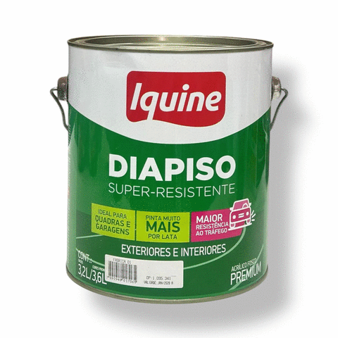 TINTA PISO VERDE FOLHA 3,6L - IQUINE