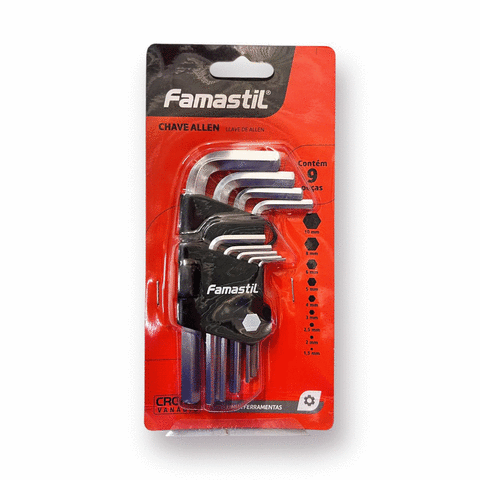 JOGO CHAVE ALLEN 1.1/2X10 - FOXLUX