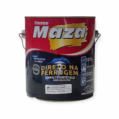 ESMALTE DIRETO NO FERRUGEM PRATA LUNAR 3,6L MAZA